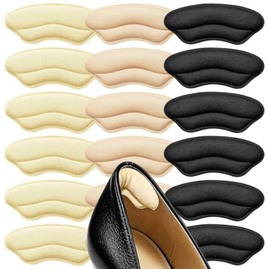 Heel Liner Grip - 9 Pairs Heel Cushion Pads for