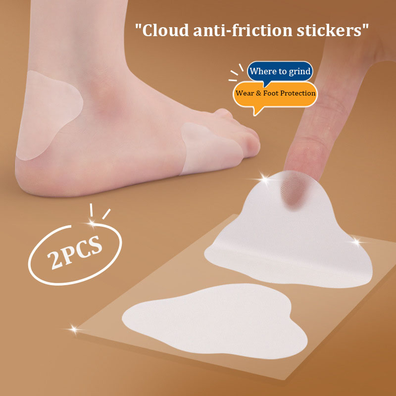 Heel Liner Grip - 2pcs Gel Heel Protector Shoes Stickers