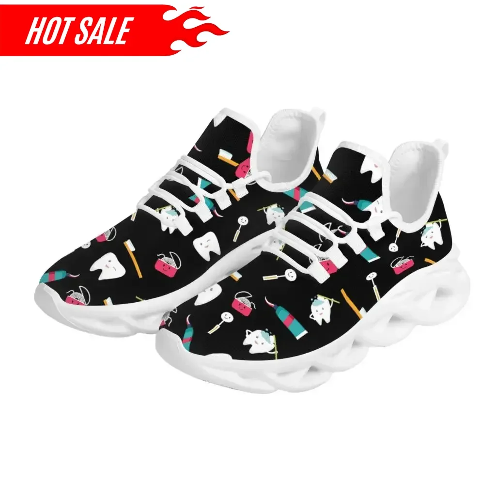 Sneaker Career - Cute Teeth Luxury Design Ladies Sneakers