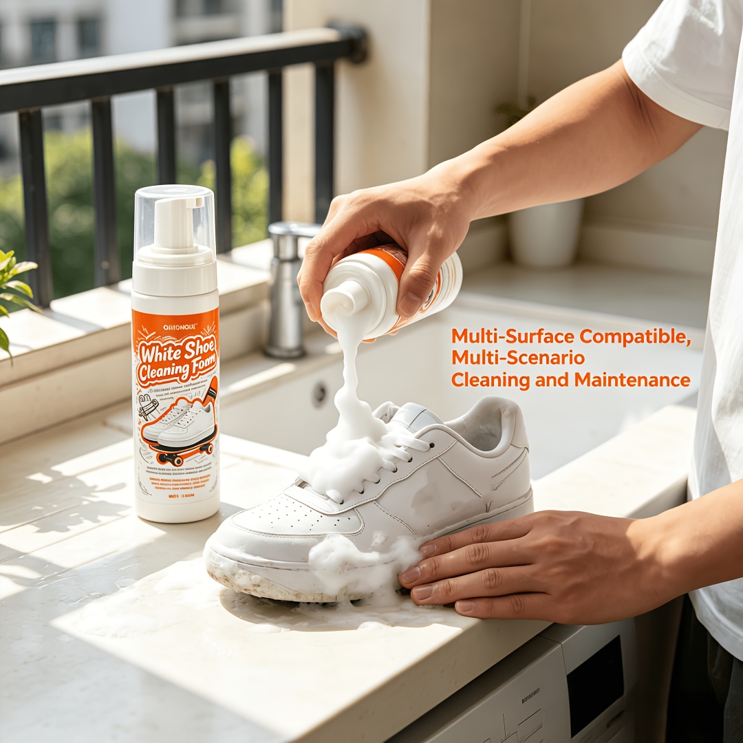 Portable No Rinse White Shoe C - đánh giá và giá Sneaker Care White