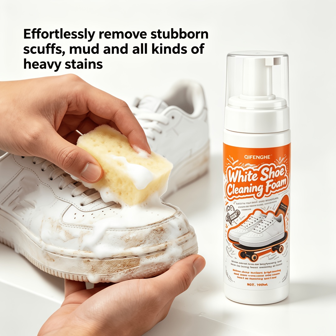 Portable No Rinse White Shoe C - đánh giá và giá Sneaker Care White