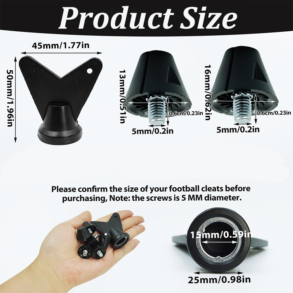 4/12PCS Football Boot Studs Re - đánh giá và giá Sneaker Care Set