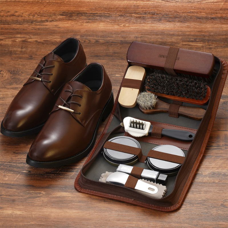 HorseHair Shoe Brush Set Leath - đánh giá và giá Sneaker Care Products