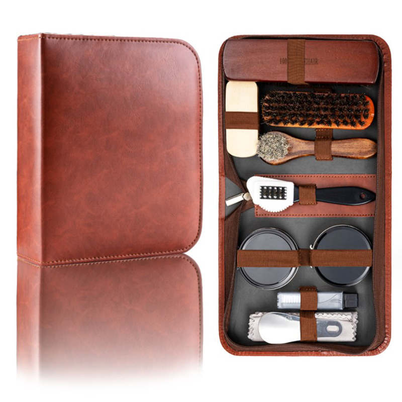 HorseHair Shoe Brush Set Leath - đánh giá và giá Sneaker Care Products