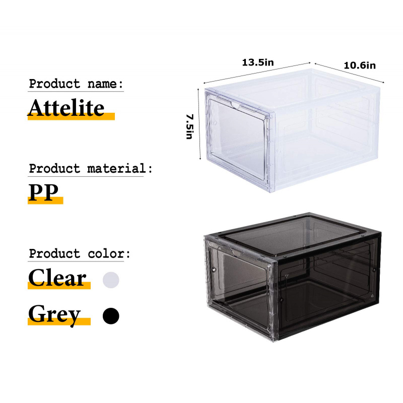 custom.Shoe Organizer Durable  - đánh giá và giá Shoe Box Display