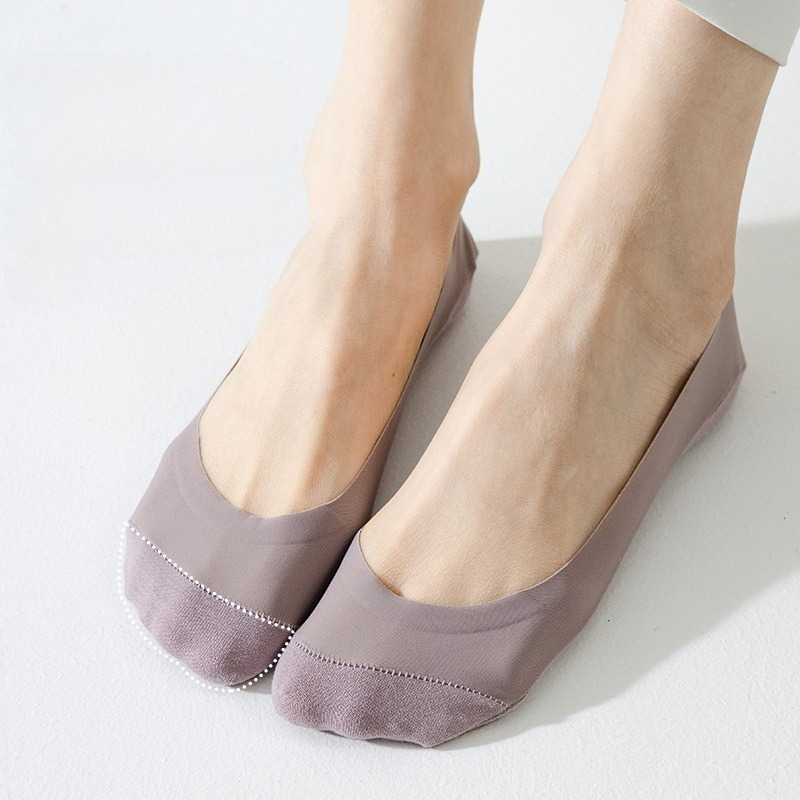 1 pair Ice Silk No Show Liner  - đánh giá và giá Heel Liner Grip