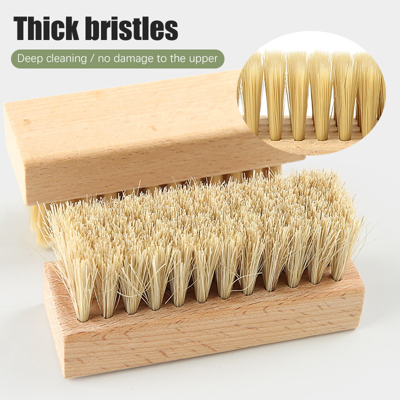 1PC Pig Bristles Shoe Brush Fo - đánh giá và giá Sneaker Cleaning Kit