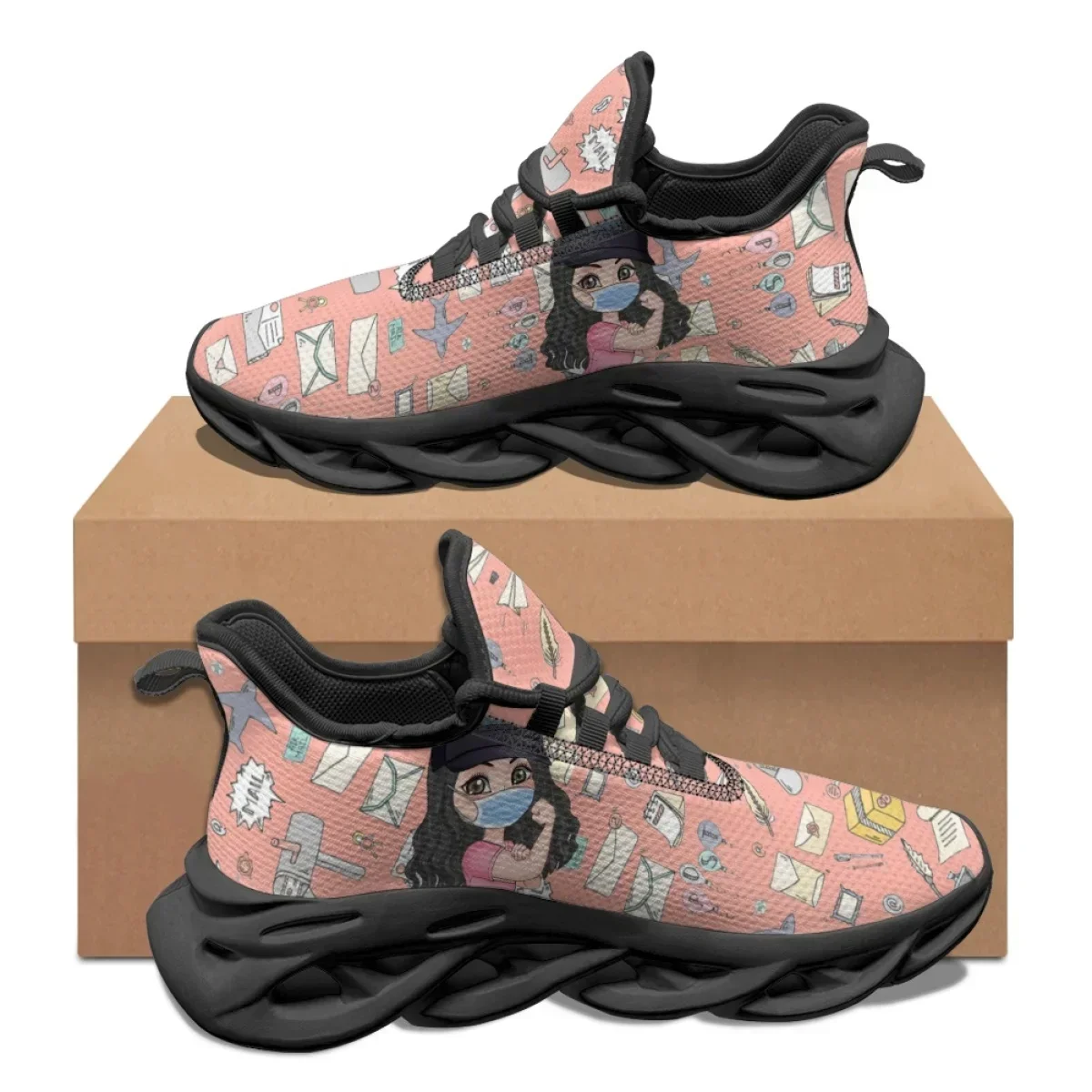 New Cartoon Postman Girl Desig - đánh giá và giá Sneaker Career