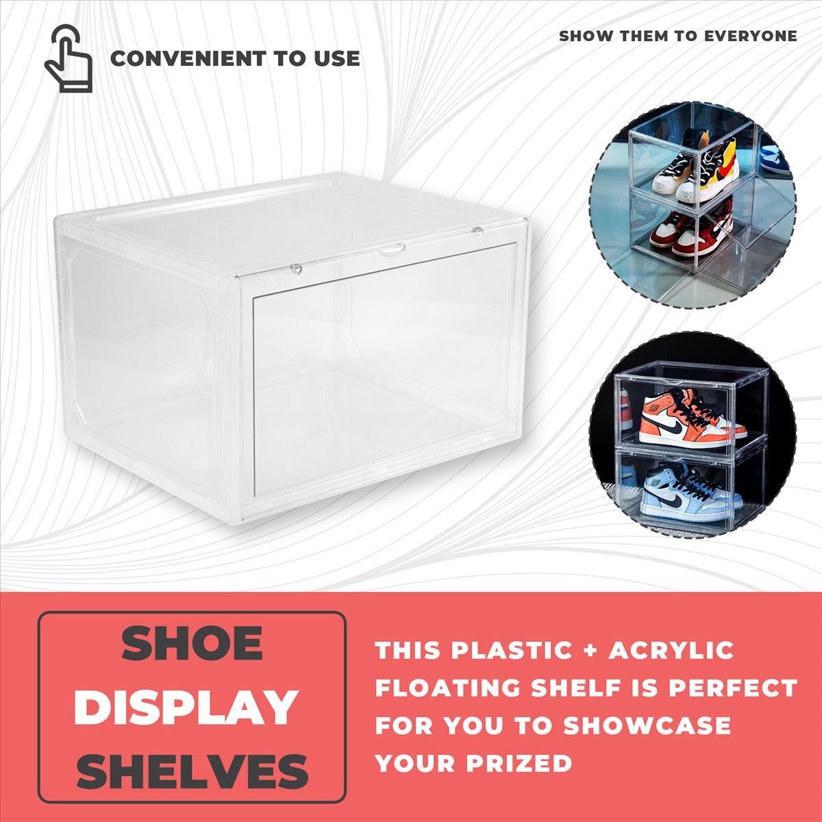AT33 Magnetic Suction Sneaker  - đánh giá và giá Shoe Box Display