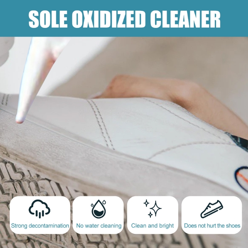 118ml White Shoes Cleaning Sol - đánh giá và giá Sole Edge Whitener