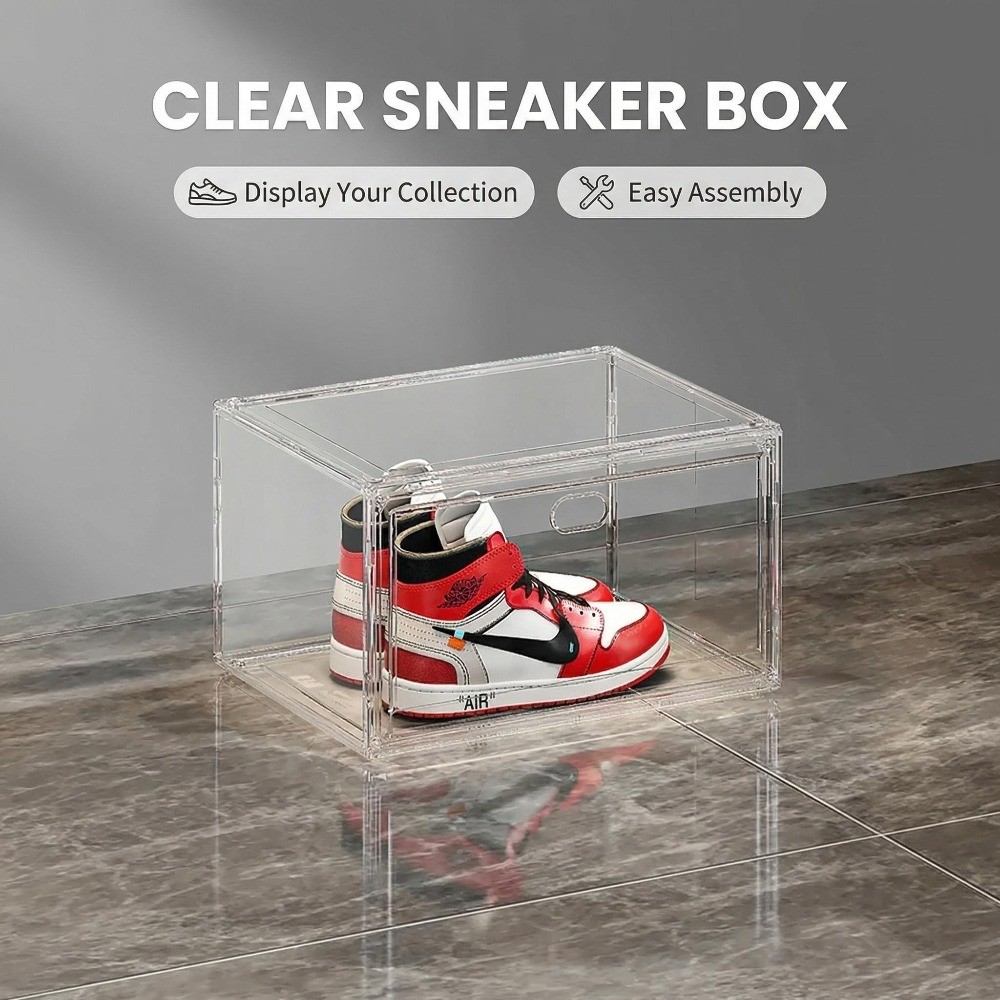Thickened Transparent Storage  - đánh giá và giá Shoe Box Display