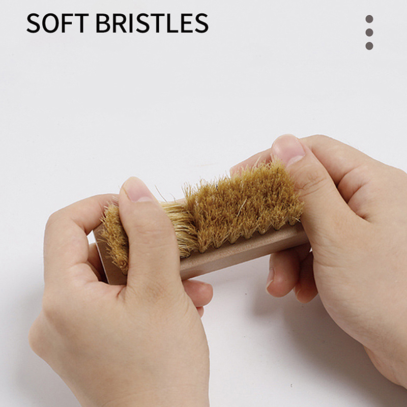 Useful Wood Handle Shoe Brush  - đánh giá và giá Sneaker Cleaning Kit