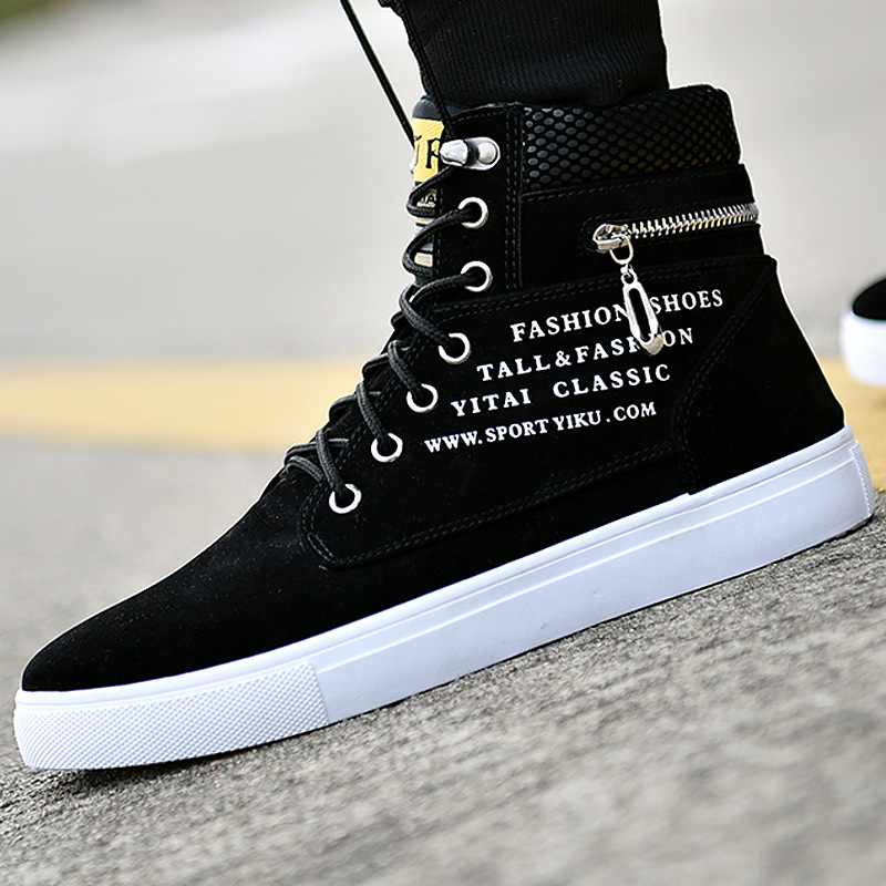 Men's Black High-Top Sneakers  - đánh giá và giá Sneaker Career