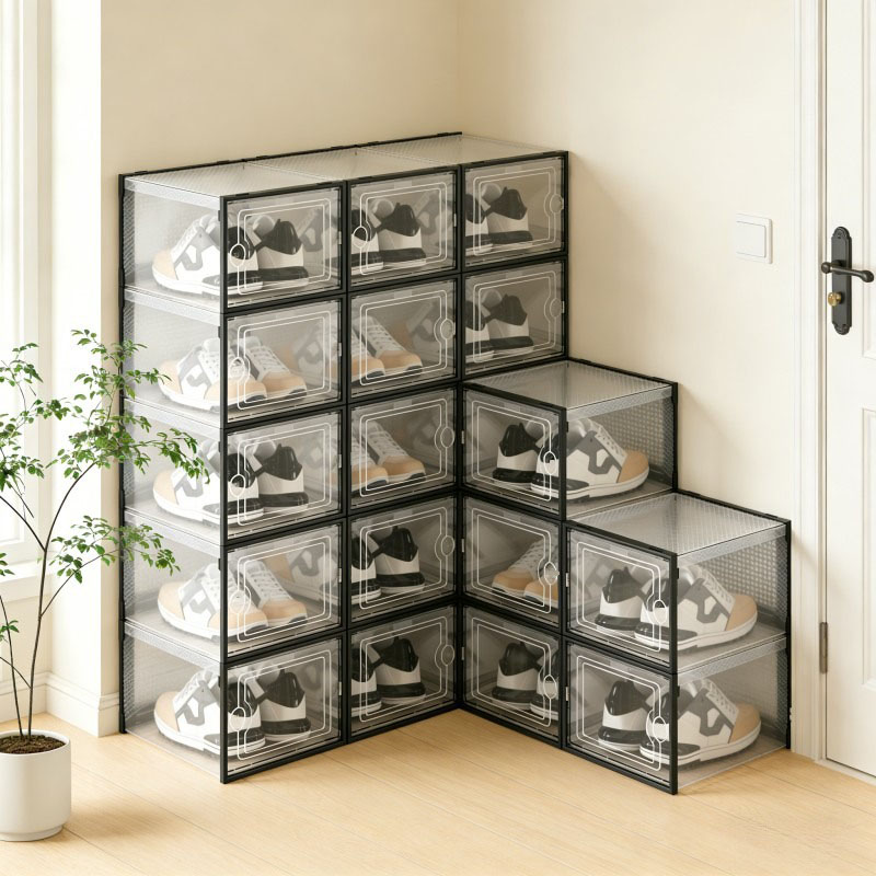 6/24-piece transparent shoe bo - đánh giá và giá Shoe Box Display