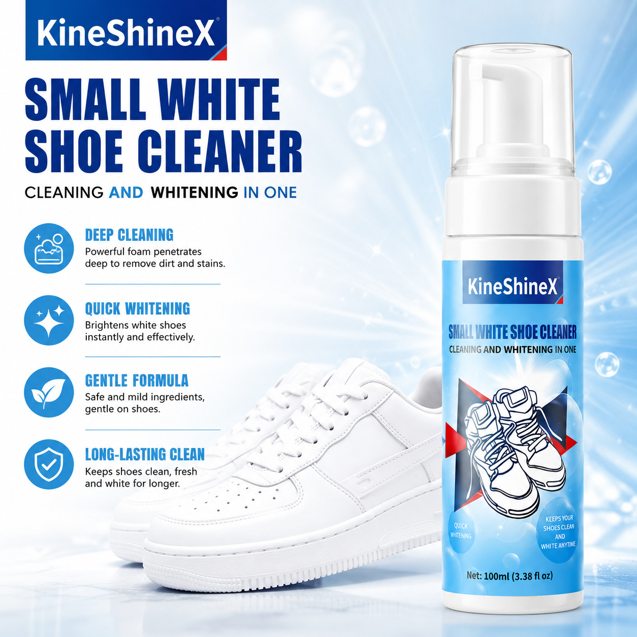 Gihen Shoe Cleaner Kits Water- - đánh giá và giá Sneaker Care Kit